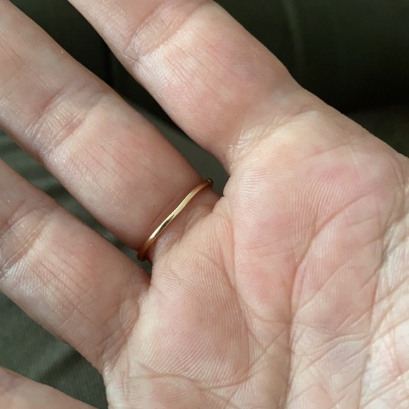 Real DIAMONDS & 14K ROSE GOLD pave diamond band ring size 6 💯 jewelry diamond - Picture 6 of 14